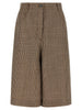 Brunello Cucinelli Prince Of Wales Lamé Bermuda Shorts