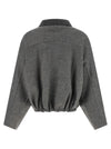 Brunello Cucinelli Shiny Zipper Pull Jacket