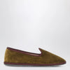 ViBi VENEZiA Friulane in olive green velvet