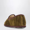 ViBi VENEZiA Friulane in olive green velvet