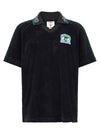 Casablanca Towelling Jacquard Polo Shirt