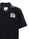Casablanca Towelling Jacquard Polo Shirt