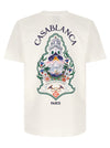 Casablanca Hotel Emblem Print T-shirt