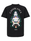 Casablanca T-shirt With Hotel Emblem Print