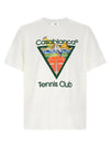 Casablanca Tennis Club Front Print T-shirt