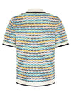 Casablanca Tuck Stitch Polo Shirt