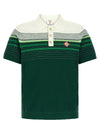 Casablanca Bouclé Stripes Polo Shirt