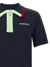 Casablanca Knit Polo Shirt With Zip
