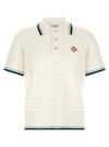 Casablanca Bouclé Polo Shirt