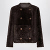 Brunello Cucinelli Reversible cropped shearling Fuzzy jacket