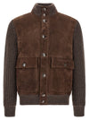 Brunello Cucinelli Suede Insert Jacket