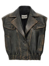 Miu Miu Logo Nappa Vest