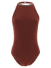 Brunello Cucinelli Precious Collar One-piece Swimsuit