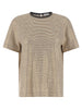 Brunello Cucinelli Shiny Collar Detail T-shirt