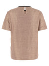 Brunello Cucinelli Shiny Collar Detail T-shirt