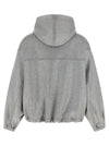 Brunello Cucinelli Shiny Zipper Pull Bomber Jacket