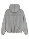 Brunello Cucinelli Shiny Zipper Pull Bomber Jacket