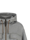 Brunello Cucinelli Shiny Zipper Pull Bomber Jacket