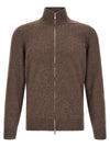 Brunello Cucinelli High Neck Cardigan With Zip
