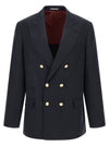 Brunello Cucinelli Silk Twill And Linen Délavé Blazer