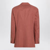 Brunello Cucinelli Peach double-breasted wool-blend jacket