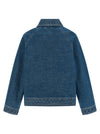 Bode Embroidery Denim Jacket