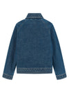 Bode Embroidery Denim Jacket