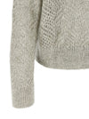 Brunello Cucinelli Dazzling Abstract Leaf Sweater