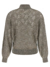 Brunello Cucinelli Dazzling Abstract Leaf Sweater
