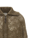 Brunello Cucinelli Dazzling Abstract Leaf Cardigan