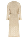 Brunello Cucinelli Dazzling Abstact Leaf Dress