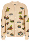 Bode Beaded Camp Cardigan