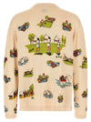 Bode Beaded Camp Cardigan
