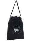 Maison Kitsuné Drawstring Shopping Bag