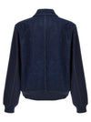 Wales Bonner The Echo Denim Varsity Jacket