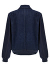 Wales Bonner The Echo Denim Varsity Jacket