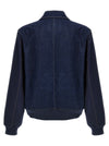 Wales Bonner The Echo Denim Varsity Jacket