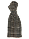 Brunello Cucinelli Prince Of Wales Cashmere Scarf