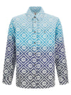 Casablanca Shacket Monogram Gradient Jacquard
