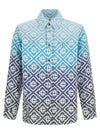 Casablanca Shacket Monogram Gradient Jacquard