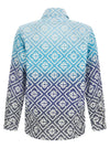 Casablanca Shacket Monogram Gradient Jacquard