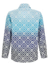 Casablanca Shacket Monogram Gradient Jacquard