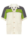 Casablanca Stripe Crochet Shirt