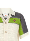 Casablanca Stripe Crochet Shirt