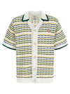 Casablanca Tuck Stitch Short Sleeve Shirt