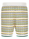 Casablanca Tuck Stitch Bermuda Shorts