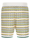 Casablanca Tuck Stitch Bermuda Shorts