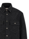 Casablanca Laser Monogram Denim Overshirt