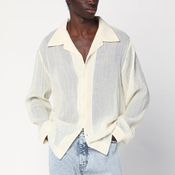 Séfr Ivory Jagou shirt in wool