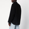 Séfr Black Wes shirt in mesh cotton